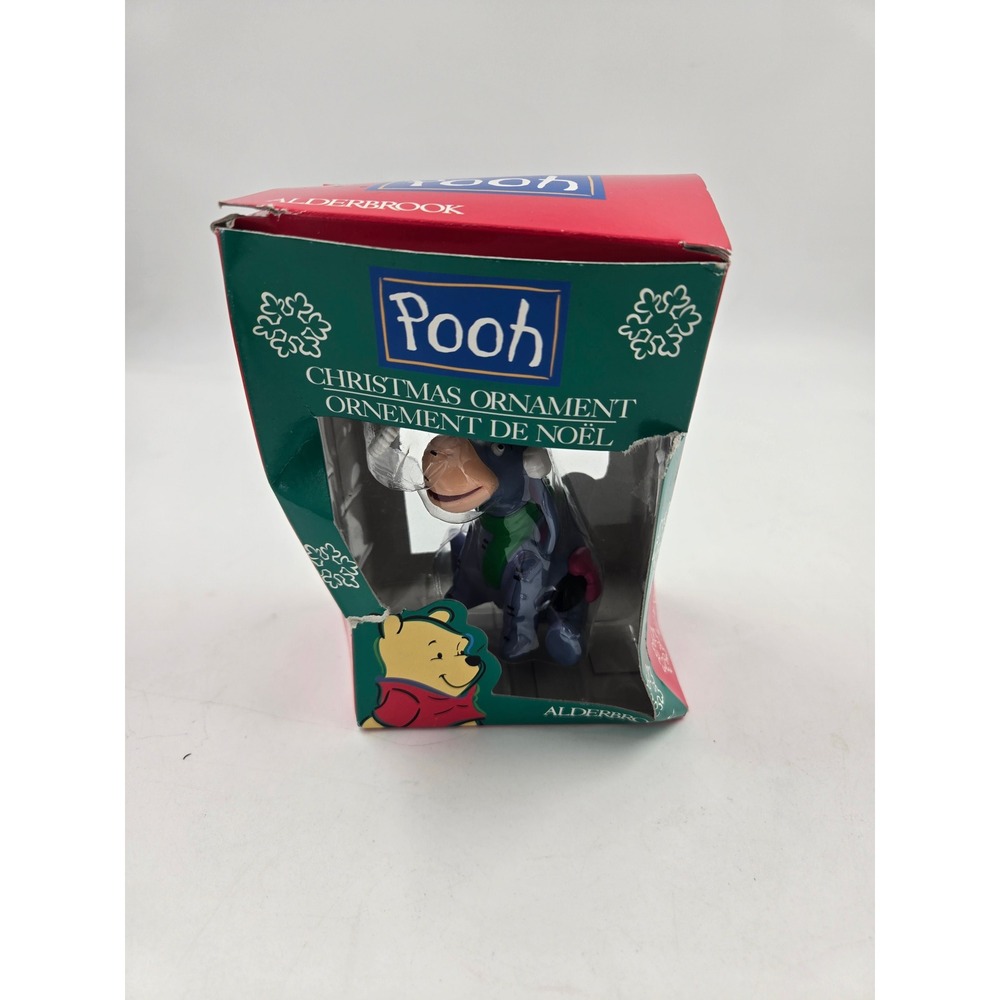 Alderbrook Pooh Christmas Ornament Eeyore Festive Collectible